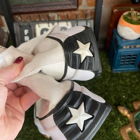 Converse Run Star Hike Hi Women Shoes Sneakers high tops White 100% Authentic - Picture 8 of 12